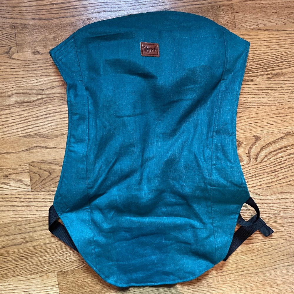 Happy baby teal blue Onbuhimo back carrier